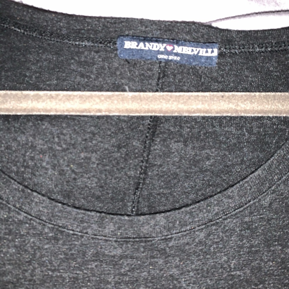 Brandy Melville Gray T-Shirt Dress - Picture 2 of 3